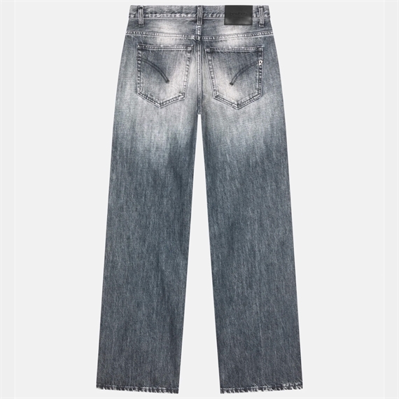 Dondup Jacklyn Wide-Leg Jeans, Grey Blue Wash